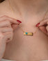 Blue Promises Engravable Necklace