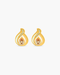 Pearled Embrace Stud Earrings (Champagne)