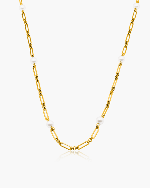 Avira Pearl Chain Necklace