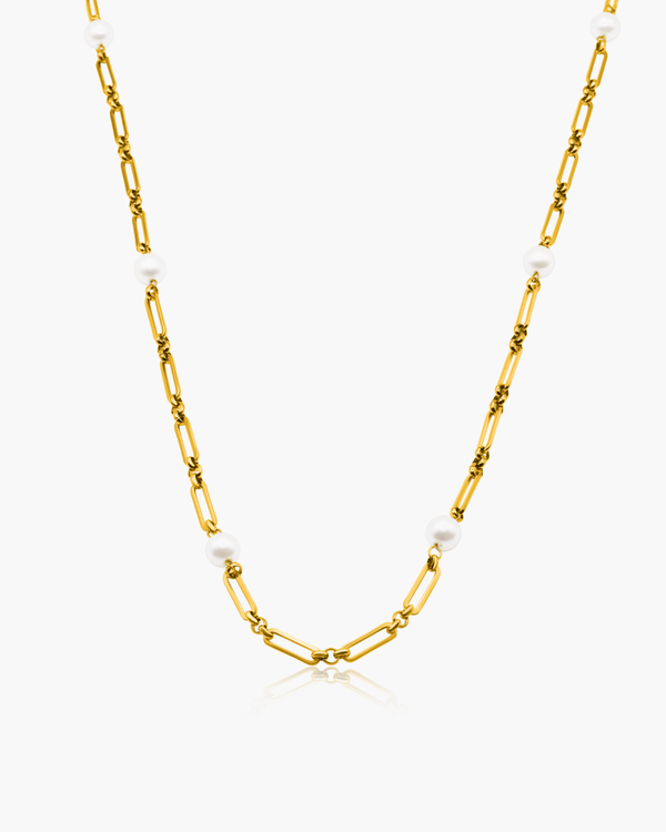 Avira Pearl Chain Necklace