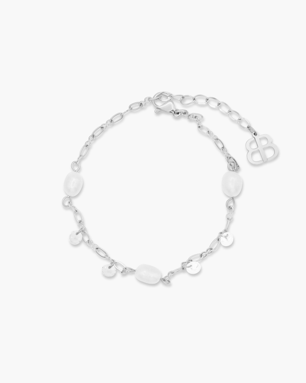 Dancing Light Freshwater Pearl Bracelet Silver