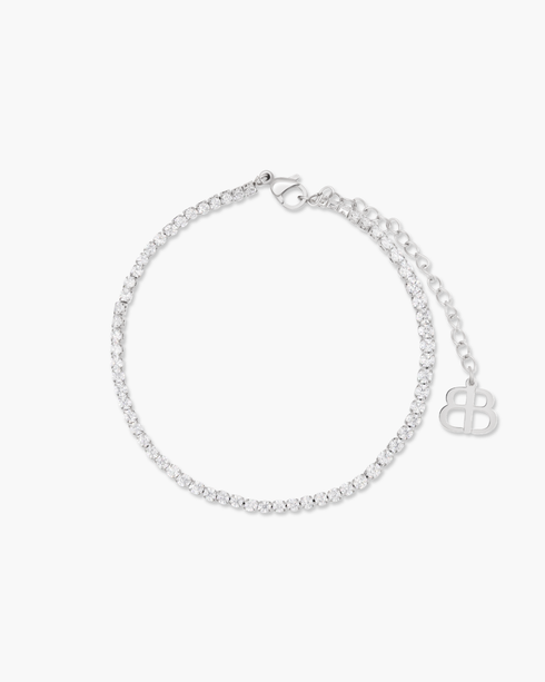 Luce Tennis Bracelet Petite Silver