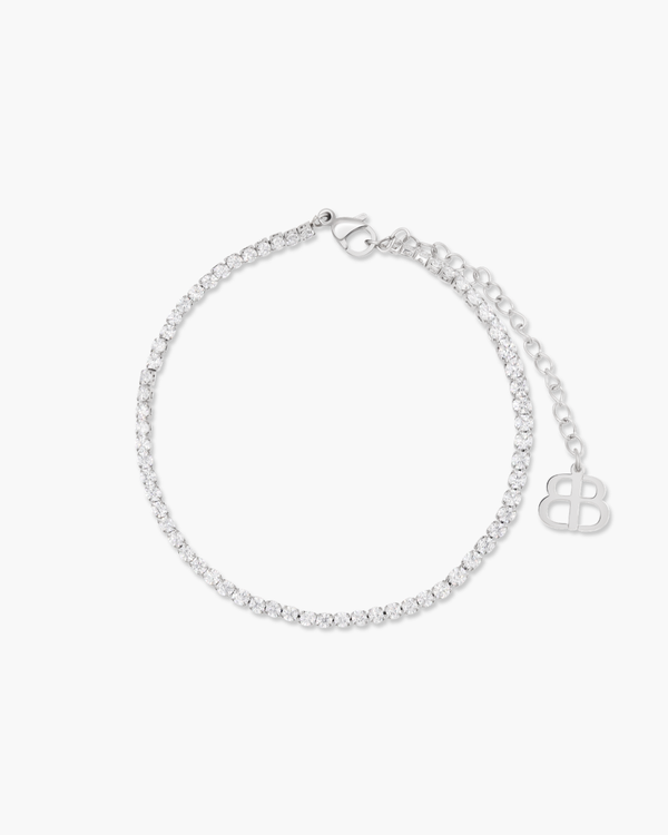 Luce Tennis Bracelet Petite Silver