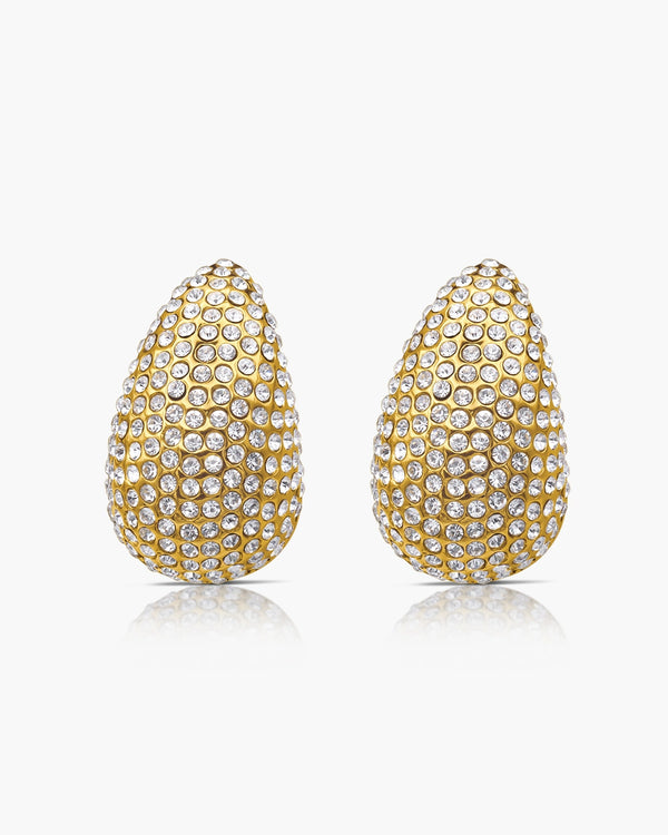 Lacrima d’Oro Statement Stud Earrings