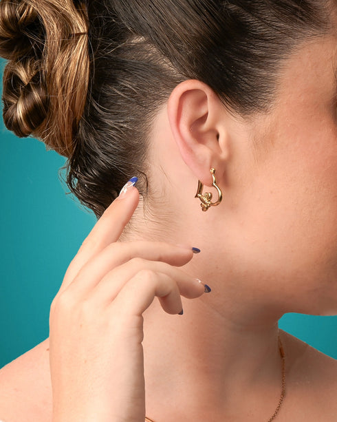 Bee My Love Hoop Earrings