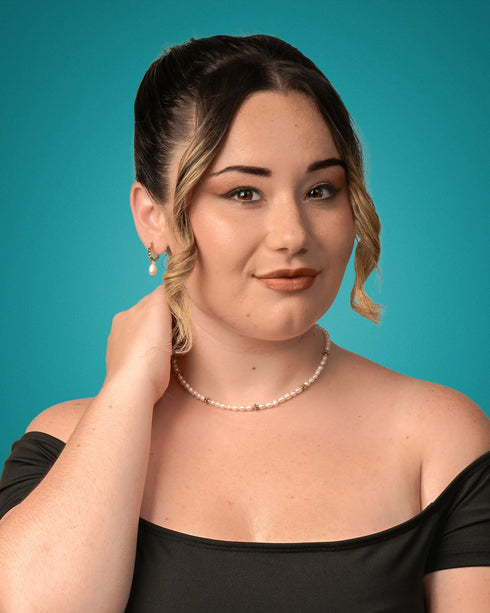 Rivella Freshwater Pearl Dangling Earrings