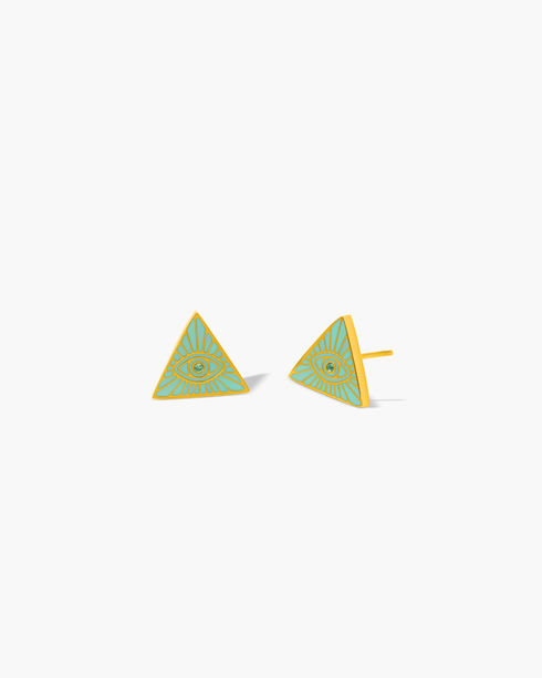 Occhio di San Michele Stud Earrings