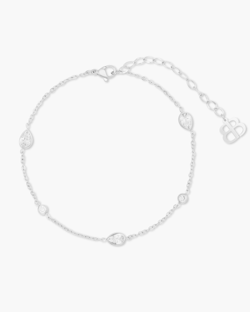 Talia Anklet Silver