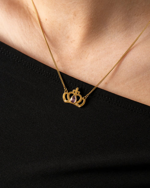 Reġina Birthstone Necklace