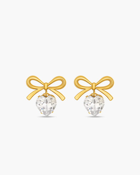 Cherie Bow Dangling Earrings