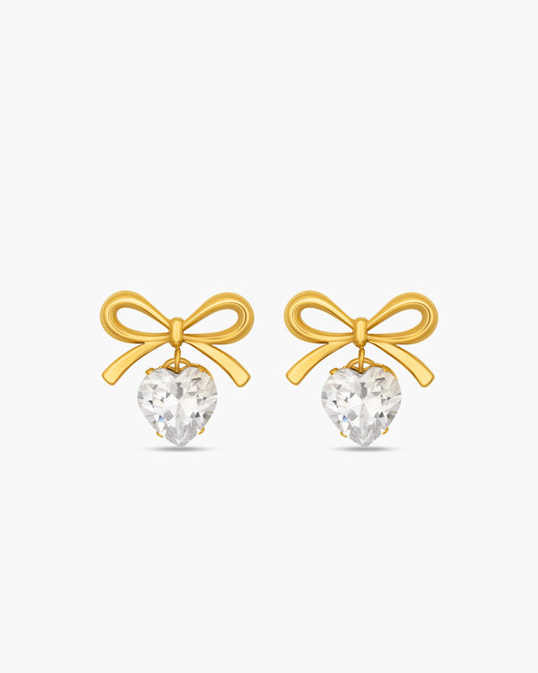 Cherie Bow Dangling Earrings