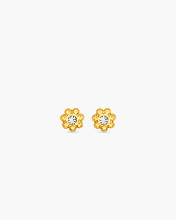 Flower Petite Stud Earrings
