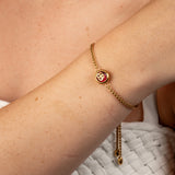 MĦABBA August Birthstone Bracelet - Positivity