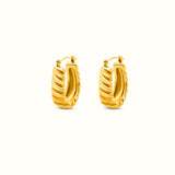 Golden Promises Hoop Earrings