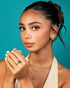 Halo Drop Stud Earrings