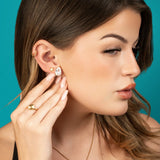 Flower Petite Stud Earrings