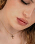 Golden Cross Petite Necklace