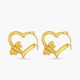 Bee My Love Hoop Earrings