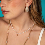 Celestina Pearl Bead Necklace