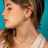 Bee My Love Hoop Earrings