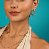 Twistelle Hoop Earrings