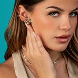 Petal of Brilliance Stud Earrings