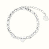 Qalb Tad-Deheb Engravable Bracelet Silver