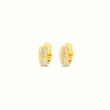 Aurelia Pavé Huggies