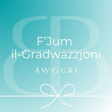 F'Jum il-Gradwazzjoni Awguri Mini Greeting Card