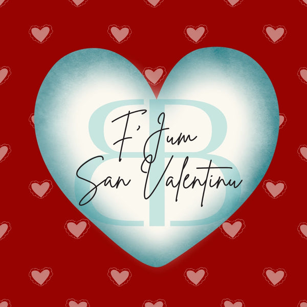 F'Jum San Valentinu Mini Greeting Card