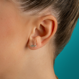 Sardina Stud Earrings Silver