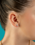 Conchiglia Stud Earrings Silver