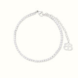 Luce Tennis Bracelet Petite Silver