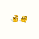 Chunky Gold Huggies