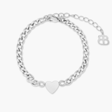 Qalb Tad-Deheb Engravable Bracelet Silver
