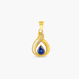 Pearled Embrace Pendant (Sapphire)