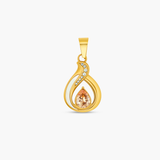Pearled Embrace Pendant (Champagne)