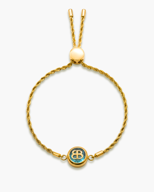 MĦABBA March Birthstone Bracelet - Calm