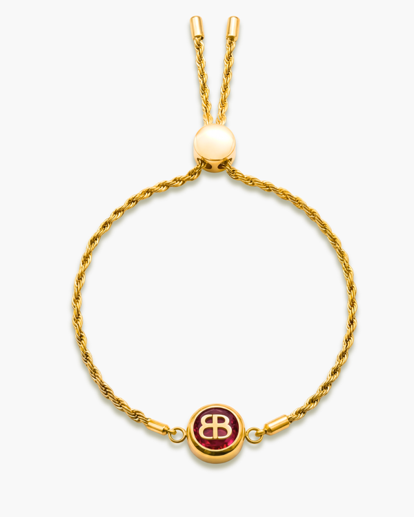 MĦABBA July Birthstone Bracelet - Passion