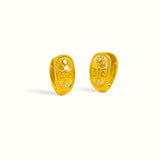 Libra Huggie Earrings