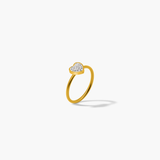 Pure Heart Pavé Ring