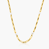 Avira Pearl Chain Necklace