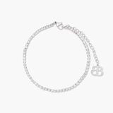 Luce Tennis Bracelet Petite Silver