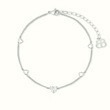 Amora Anklet Silver
