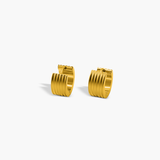 Chunky Gold Huggies