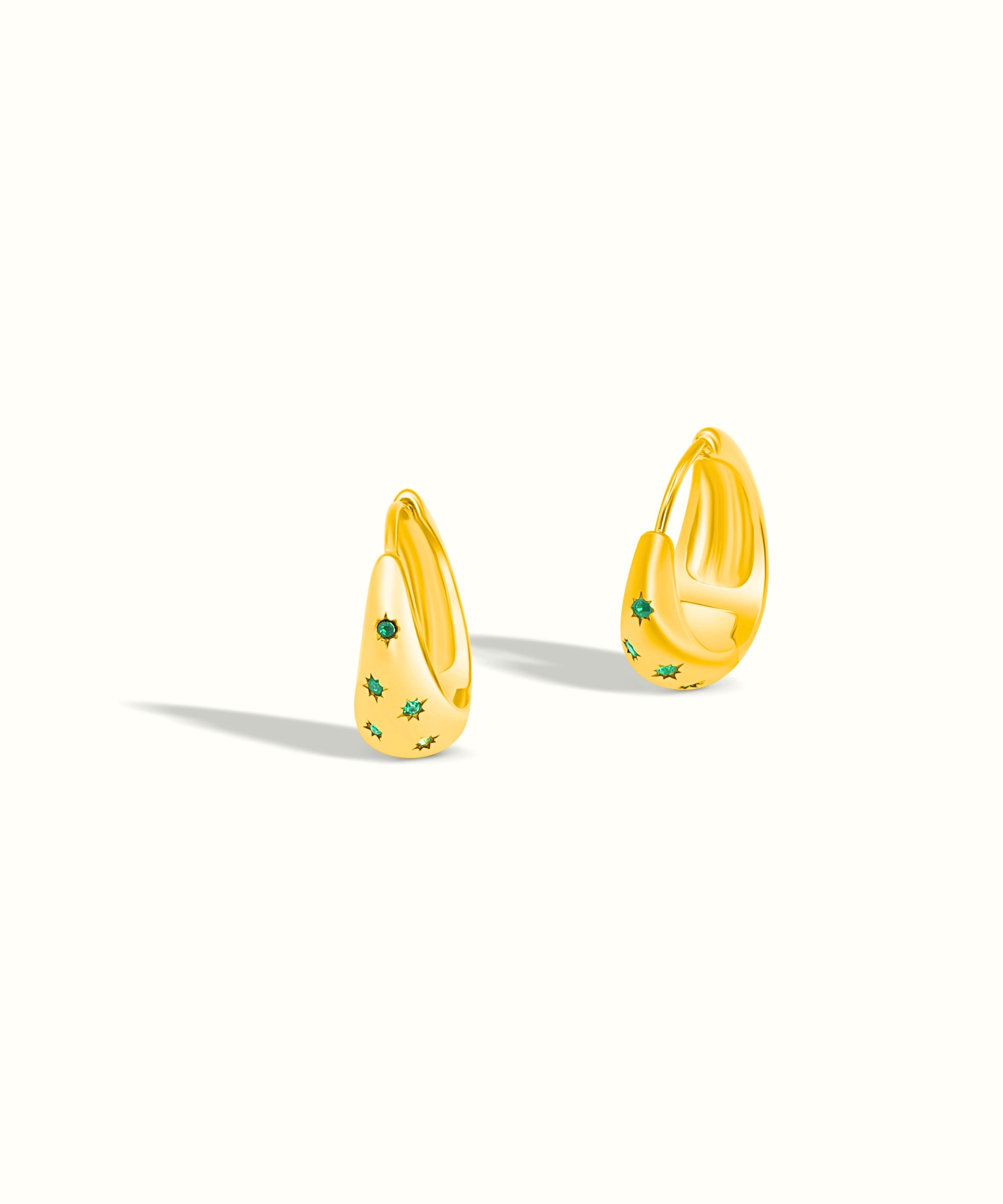 Golden Sky Hoop Earrings