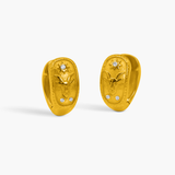 Capricorn Huggie Earrings