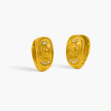 Aquarius Huggie Earrings