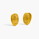 Cancer Huggie Earrings