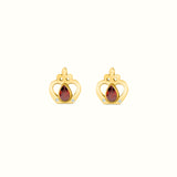 Reġina Birthstone Stud Earrings